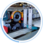 高端设备，集裁切与打磨一体，机械操作，精度高于普通设备20%